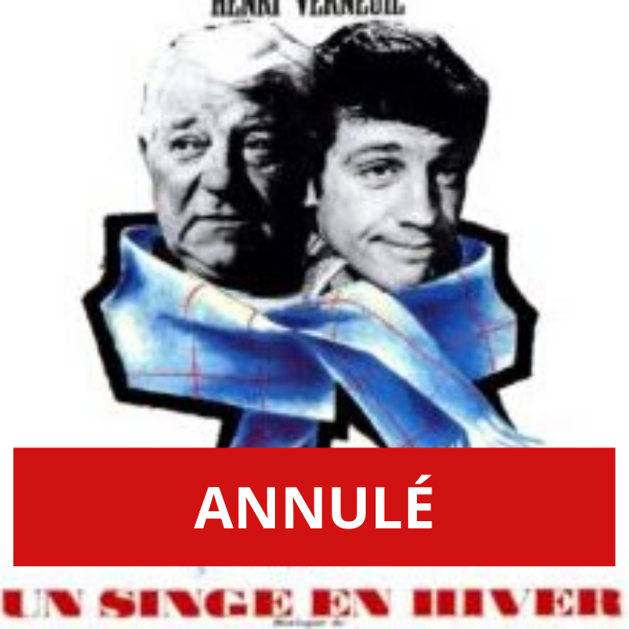 You are currently viewing ANNULÉ – « Un singe en hiver »: projection du film d’Henri Verneuil