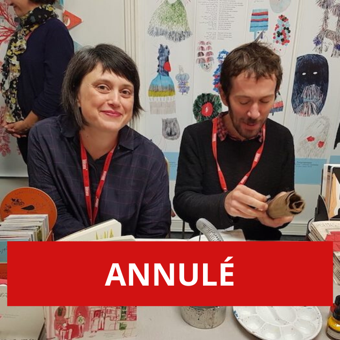 ANNULÉ – Rencontre avec les artistes pour la jeunesse Ramona Bădescu et Benoît Guillaume