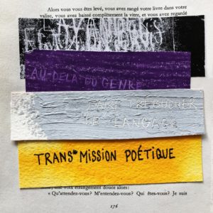 Trans*mission poétique : chercher l’héritage non binaire
